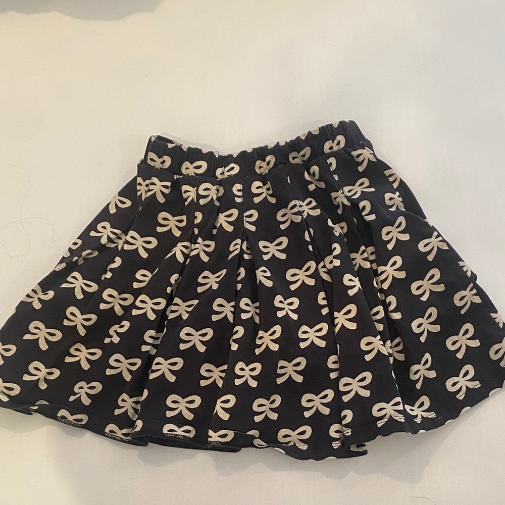 Tea Collection Bow Patterned Skirt